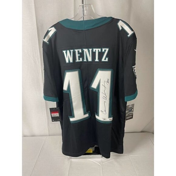 Carson Wentz signed autographed Philadelphia Eagles on field jersey Fanatics - Picture 1 of 4